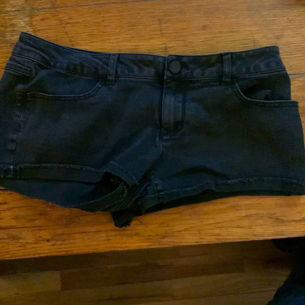 No Boundaries Juniors Size 13 Black Denim Shorts